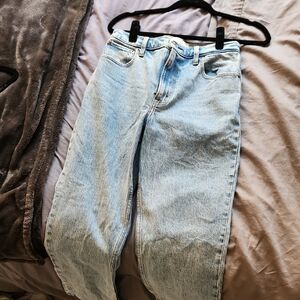 Abercrombie & Fitch Light Wash Boyfriend Jeans